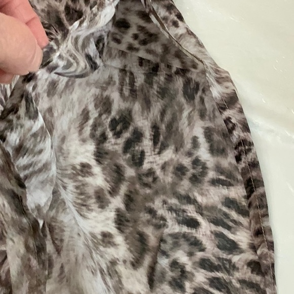 Lisa Blue AFRICAN QUEEN Side Split Pant - Tawny Leopard - Picture 4 of 15